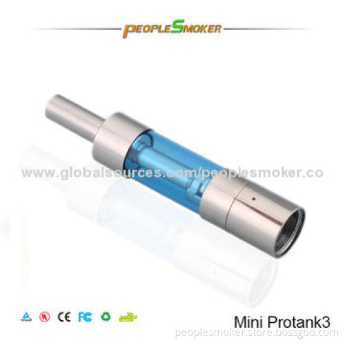 Mini Protank 3 Clearomizers, Pyrex Glass Material, Changeable Coil, 1.5ml Capacity